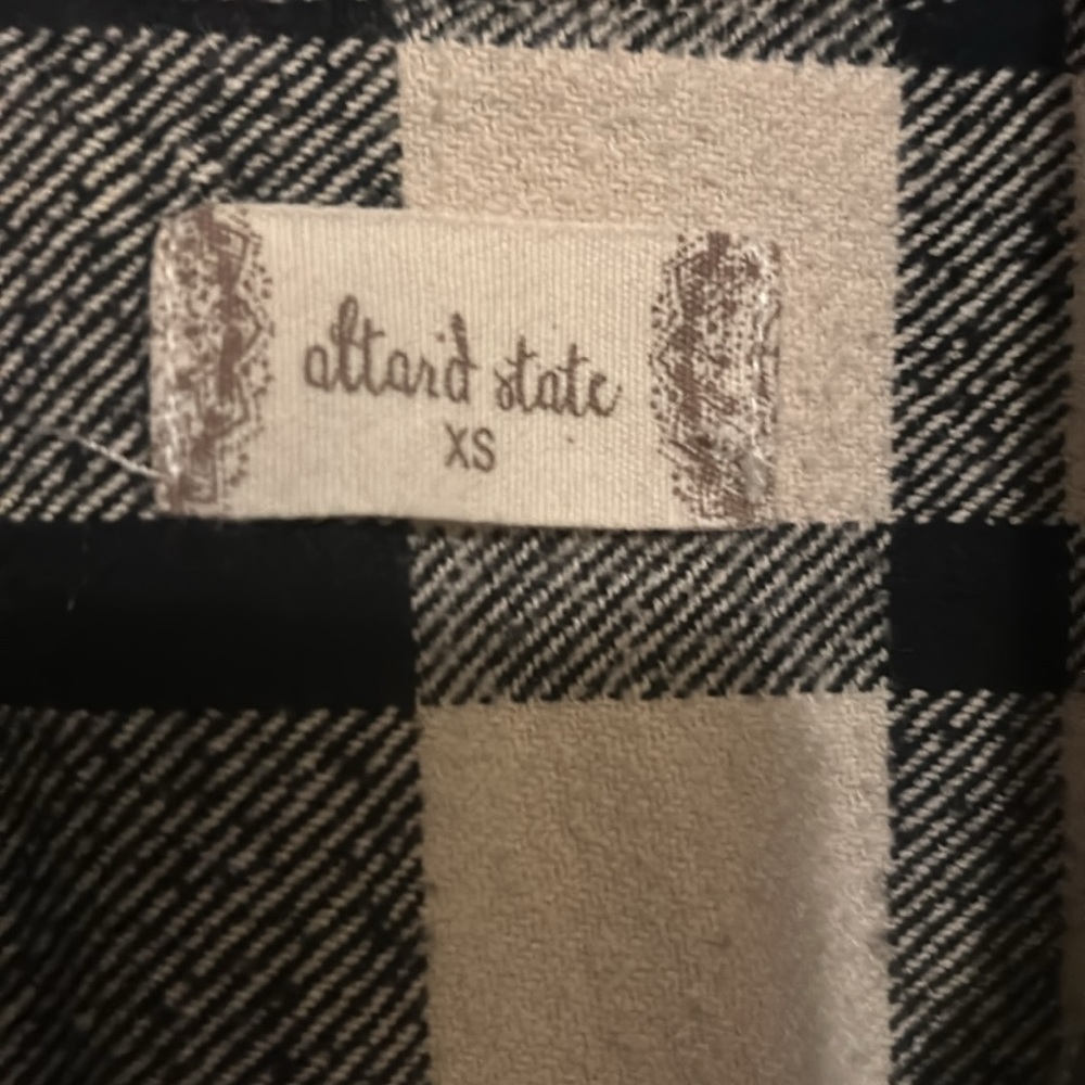 Plaid button up - Picture 3 of 3
